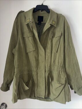 SMYTHE Green Army Jacket